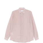 Camicia a maniche lunghe con abbottonatura nascosta in rosa Lardini - uomo 