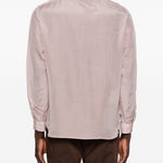 Camicia a maniche lunghe con abbottonatura nascosta in rosa Lardini - uomo 