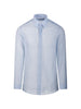 Camicia con bottoni nascosti in azzurro Lardini - uomo