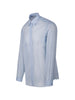 Lardini men's light blue shirt with hidden buttons