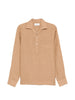 Camicia con taschino in marrone terra Lardini - uomo