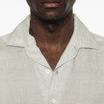 Camicia con taschino in grigio Lardini - uomo 