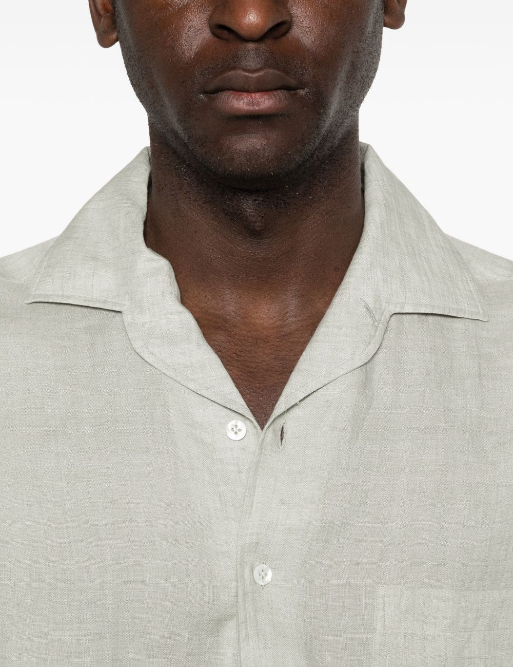 Camicia con taschino in grigio Lardini - uomo 