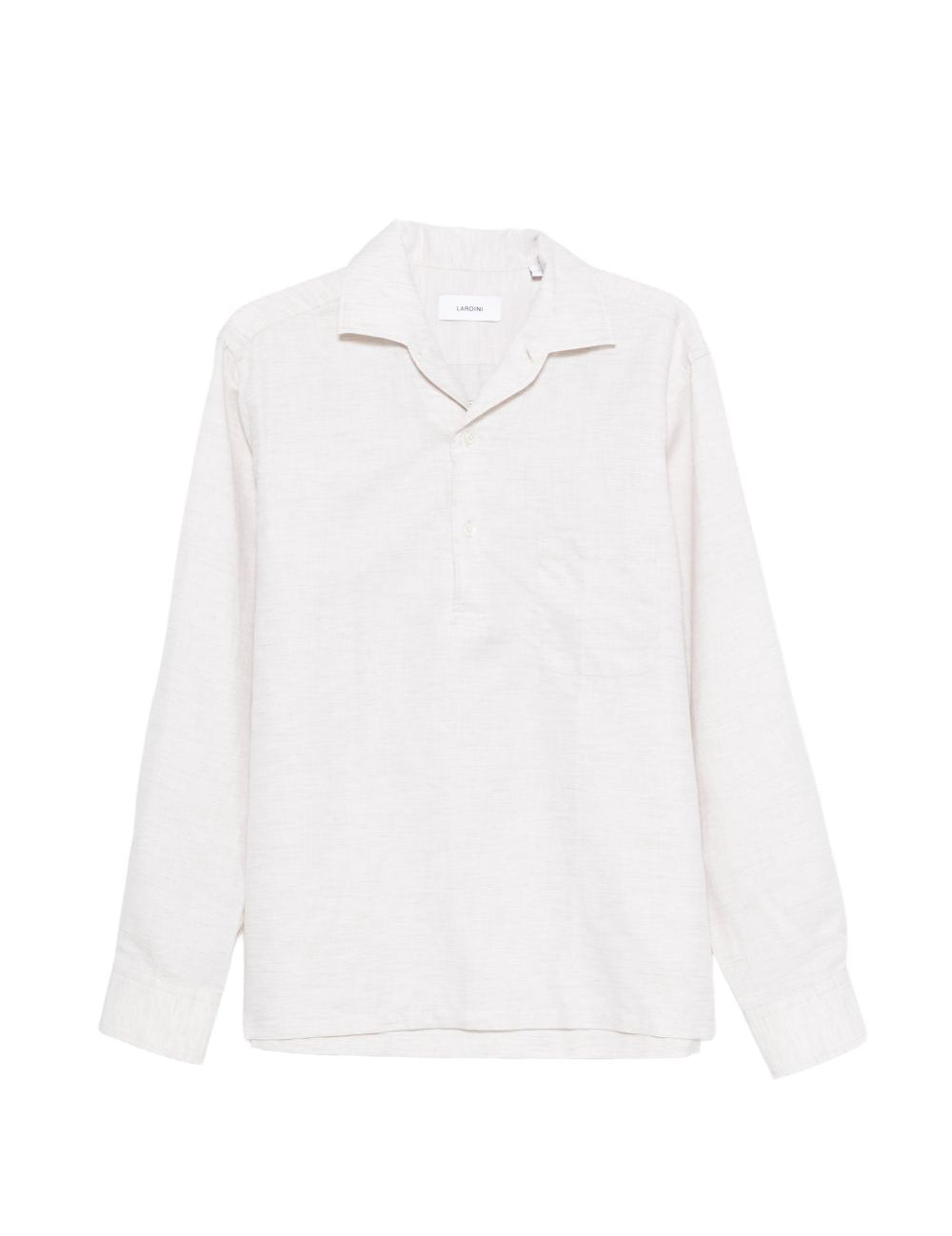 Polo a maniche lunghe in bianco Lardini - uomo 
