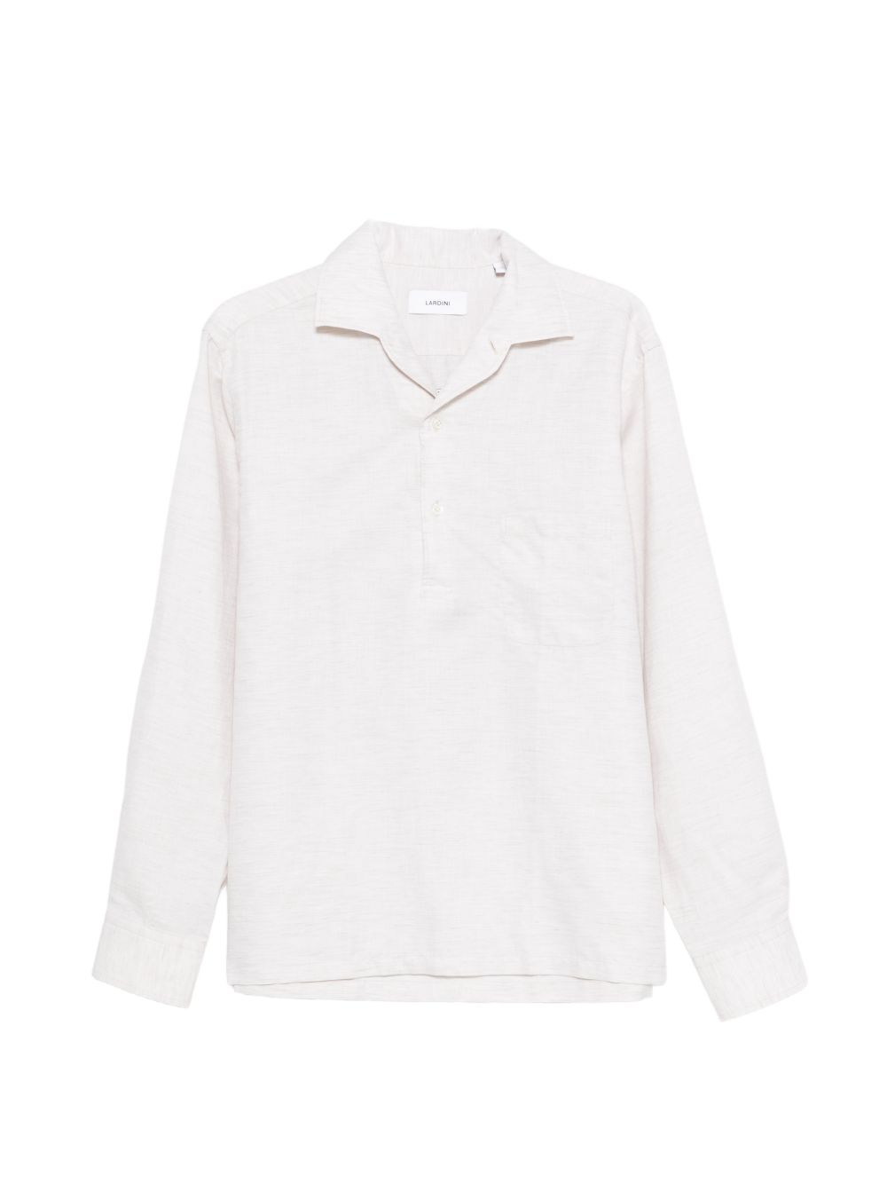 Polo a maniche lunghe in bianco Lardini - uomo 