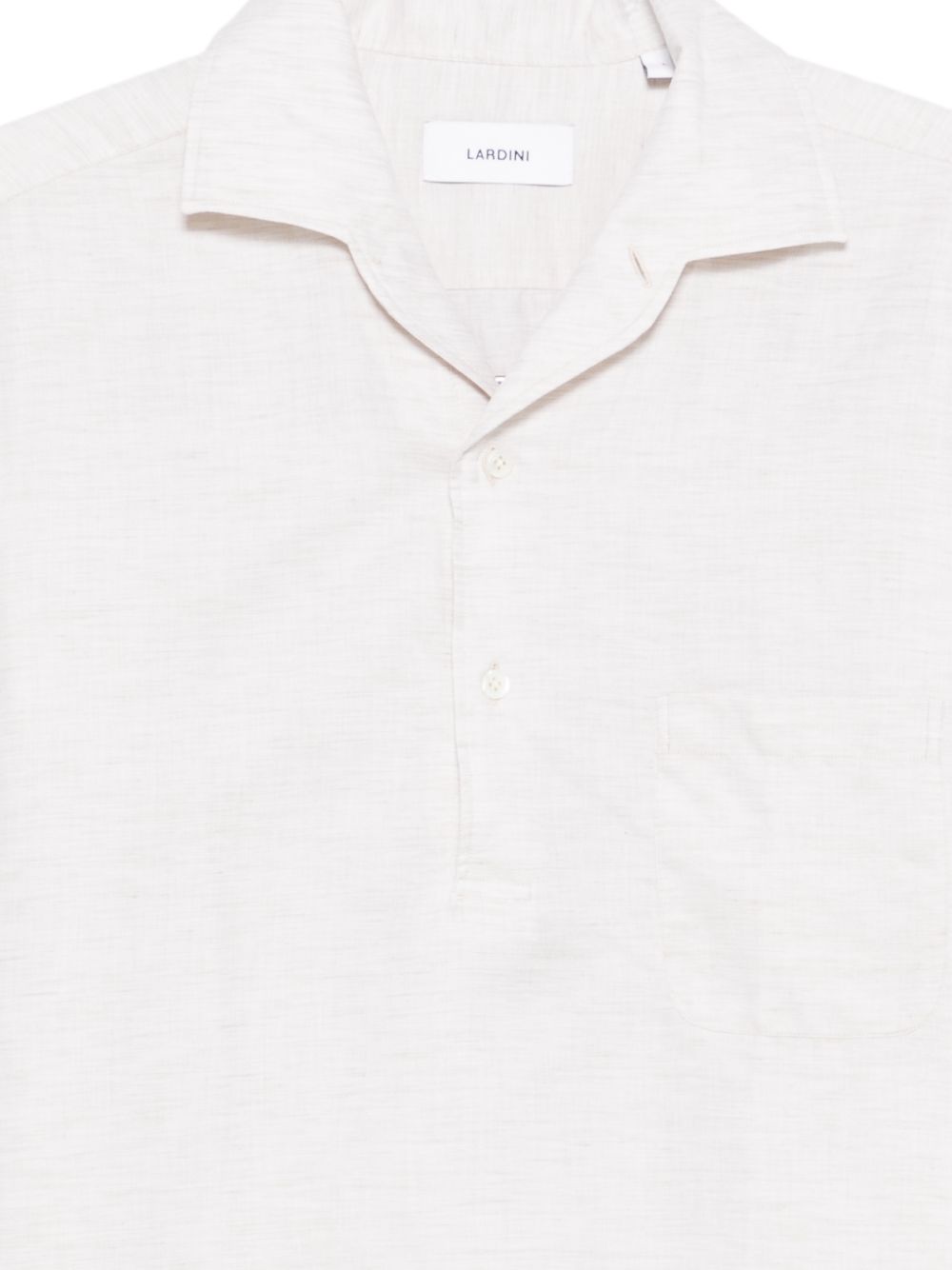 Polo a maniche lunghe in bianco Lardini - uomo 