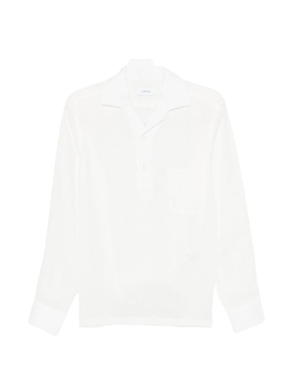 Camicia a maniche lunghe in bianco Lardini - uomo 