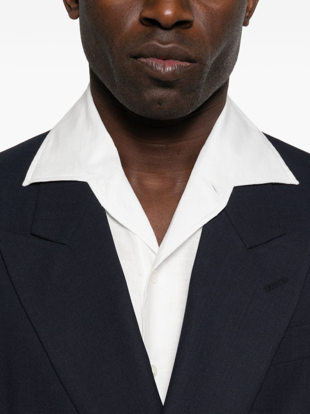 Camicia a maniche lunghe in bianco Lardini - uomo 