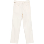 Pantaloni indro in bianco lardini - uomo 