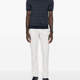 T-shirt a righe in blu Lardini - uomo 