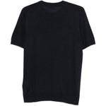 T-shirt a maniche corte con lavorazione a maglia in blu Lardini - uomo 