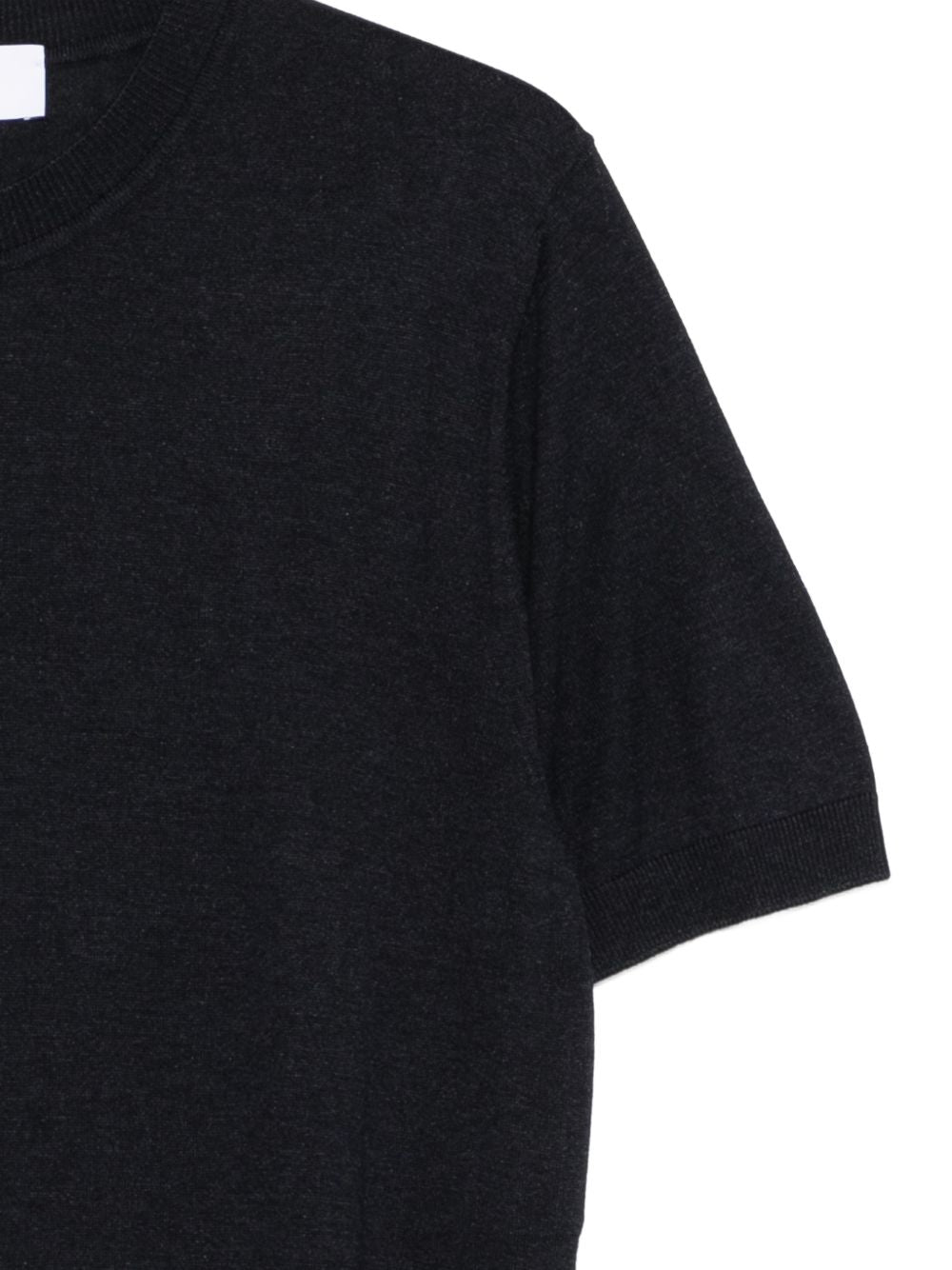 T-shirt a maniche corte con lavorazione a maglia in blu Lardini - uomo 