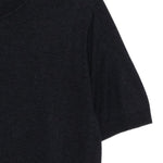 T-shirt a maniche corte con lavorazione a maglia in blu Lardini - uomo 