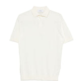 Polo a maniche corte in bianco Lardini - uomo 