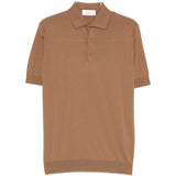 Polo in maglia in marrone Lardini - uomo 