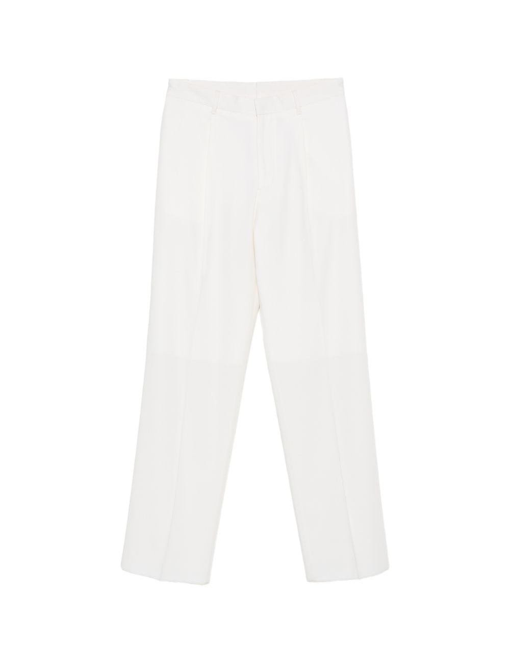 Pantaloni con pieghe in bianco Lardini - uomo 