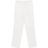 Pantaloni con pieghe in bianco Lardini - uomo 