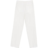 Pantaloni con pieghe in bianco Lardini - uomo 