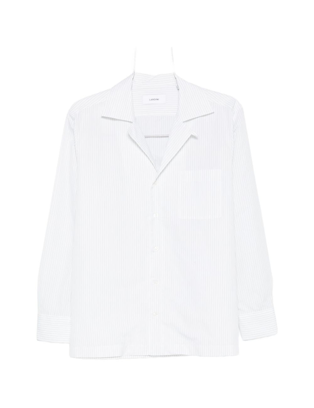 Camicia Paul a righe in bianco Lardini - uomo 