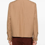 Giacca Paribet con zip in marrone Lardini - uomo 