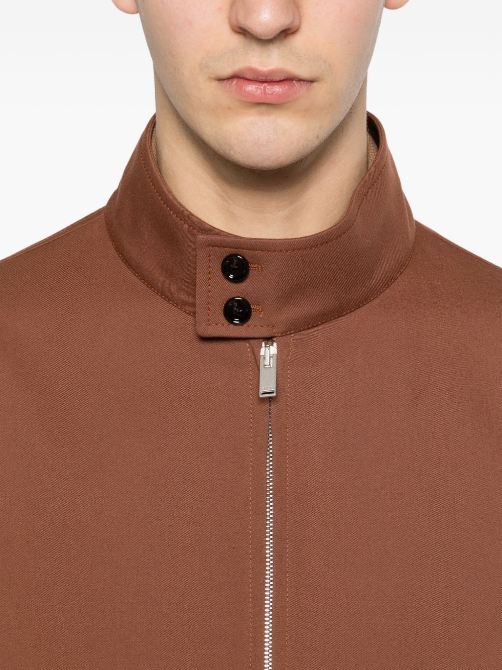 Giacca Paribet con zip in marrone Lardini - uomo 