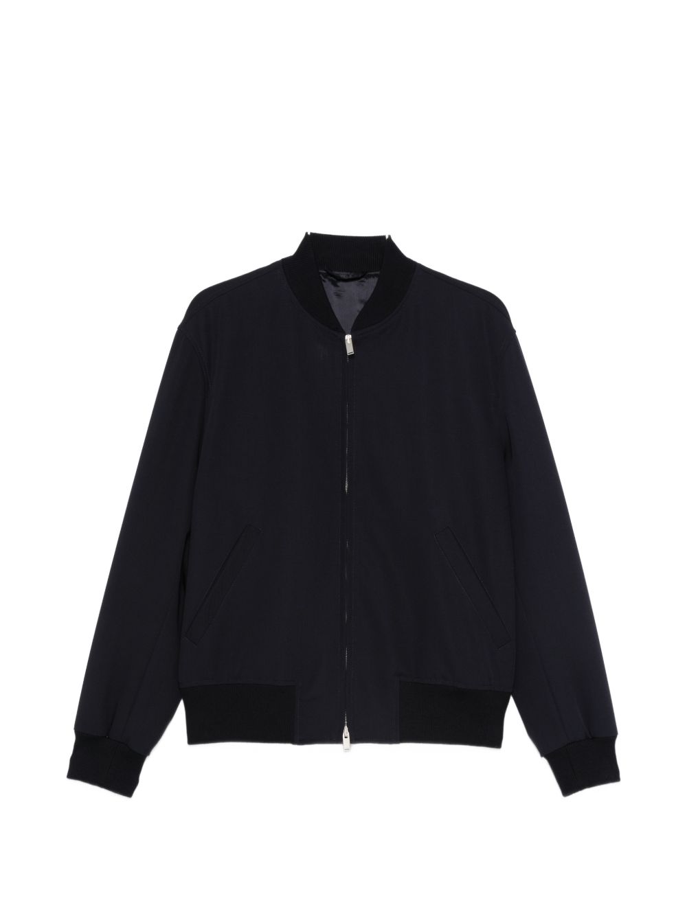 Bomber con zip in blu navy Lardini - uomo 
