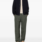 Bomber con zip in blu navy Lardini - uomo 
