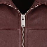 Giacca in pelle in marrone Lardini - uomo 