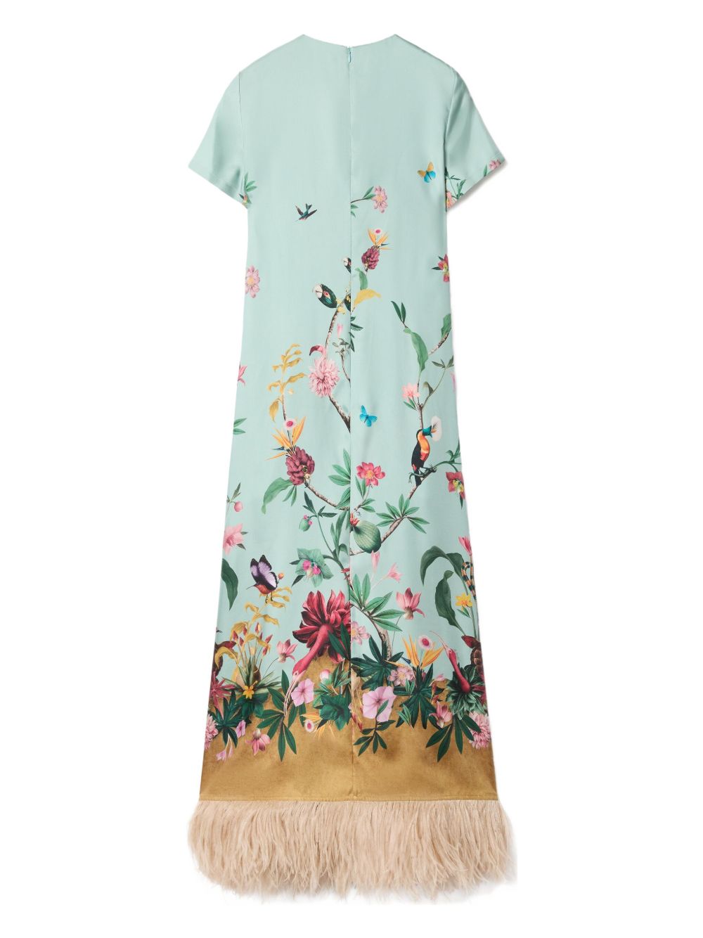 Abito con design floreale e piume multicolore La double j - donna 