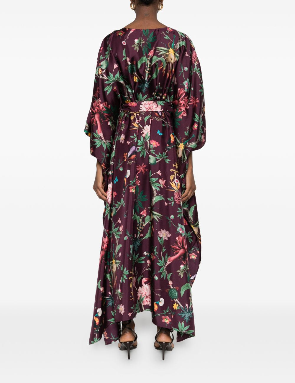 Chemisier midi a fiori in viola La Double J - donna 