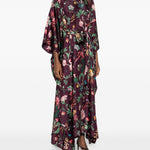 Chemisier midi a fiori in viola La Double J - donna 