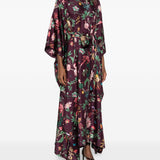 Chemisier midi a fiori in viola La Double J - donna 