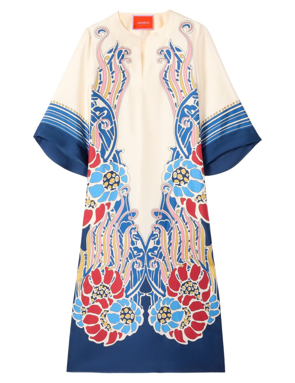 Abito The Kaftan midi a fiori multicolor La Double J - donna 