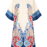 Abito The Kaftan midi a fiori multicolor La Double J - donna 