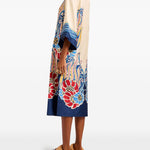 Abito The Kaftan midi a fiori multicolor La Double J - donna 