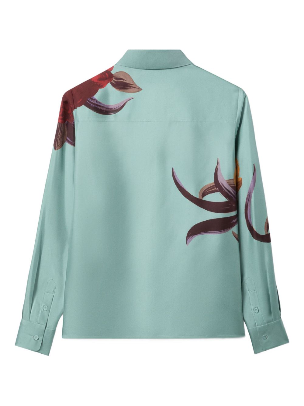 Camicia a fiori in azzurro La double j - donna 