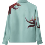 Camicia a fiori in azzurro La double j - donna 