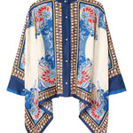 Camicia Foulard a fiori in blu La double j - donna 