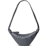 Borsa a spalla Croissant piccola in blu granito Lemaire - unisex 