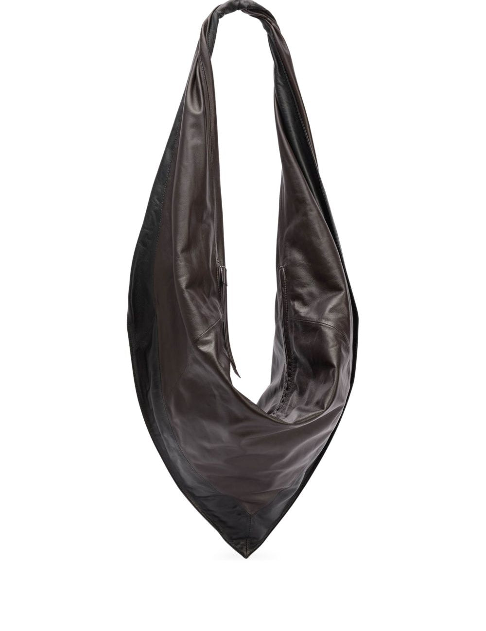 Borsa a spalla scarf in marrone Lemaire - unisex 
