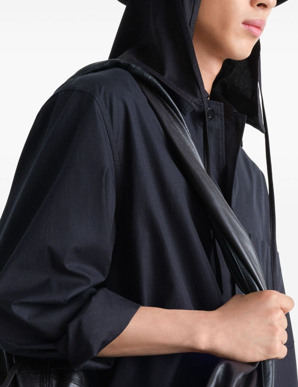 Borsa a spalla scarf in marrone Lemaire - unisex 