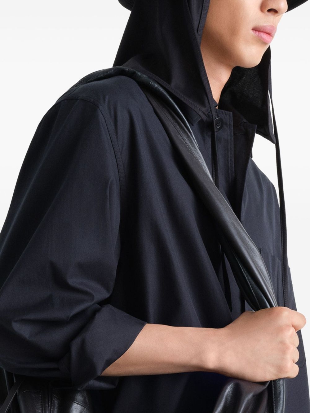 Borsa a spalla scarf in marrone Lemaire - unisex 