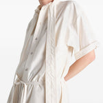 Abito midi con cintura in avorio LEMAIRE  - donna 
