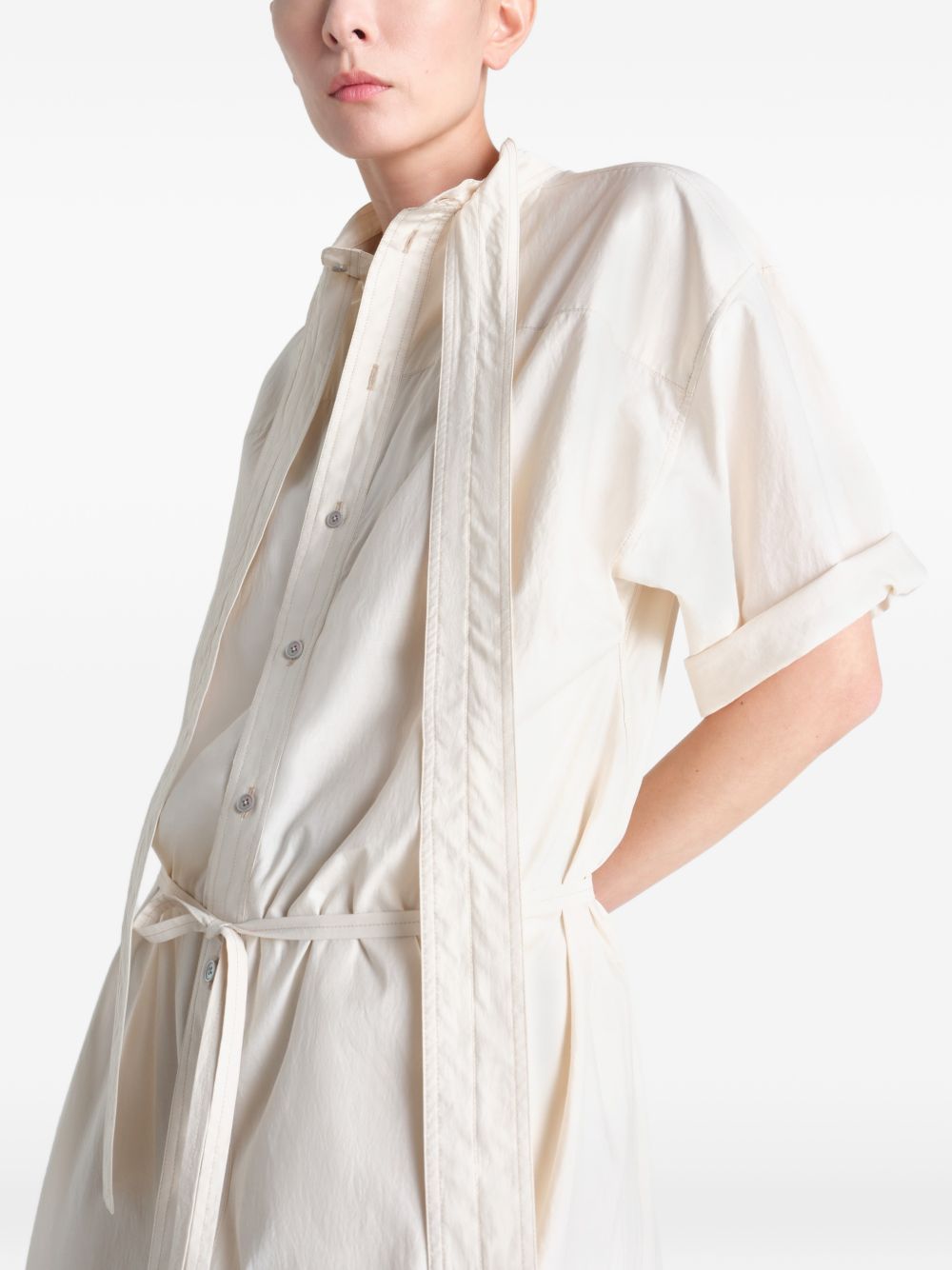 Abito midi con cintura in avorio LEMAIRE  - donna 