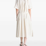 Abito midi con cintura in avorio LEMAIRE  - donna 