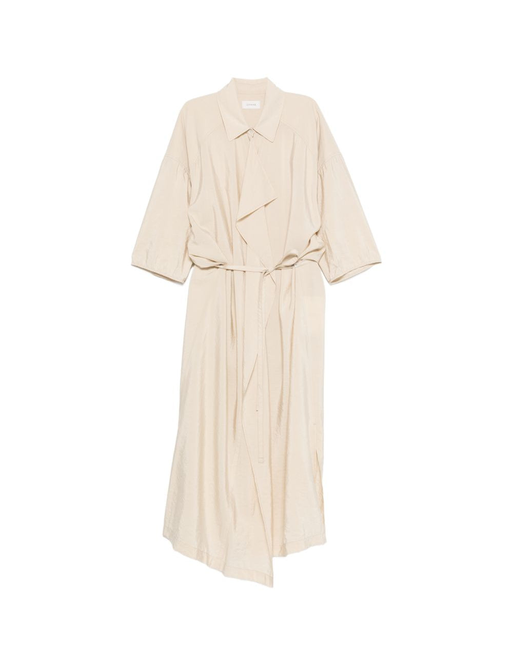 Abito camicia asimmetrico in avorio Lemaire - donna 