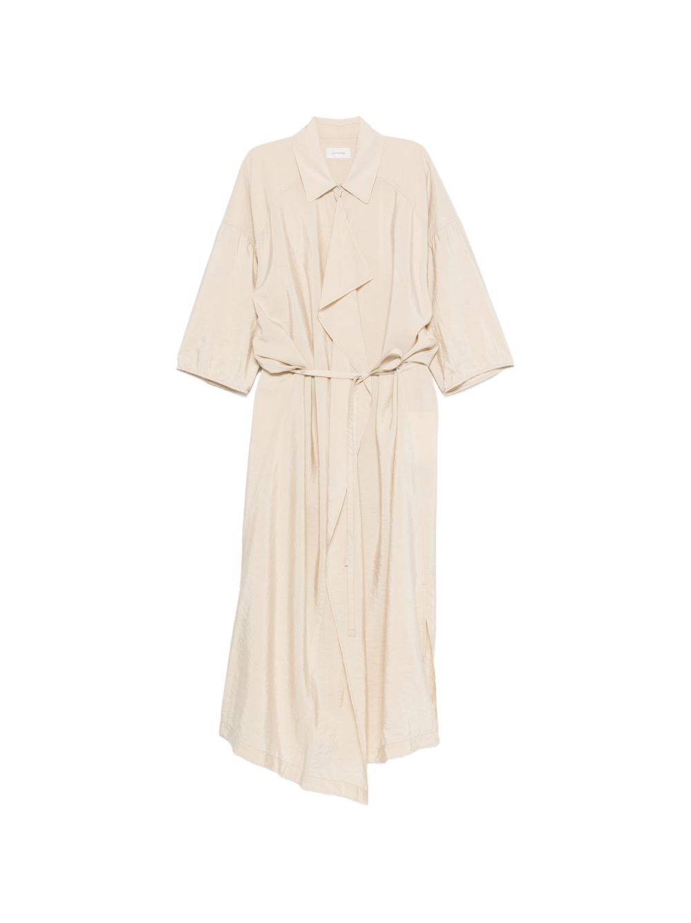 Abito camicia asimmetrico in avorio Lemaire - donna 