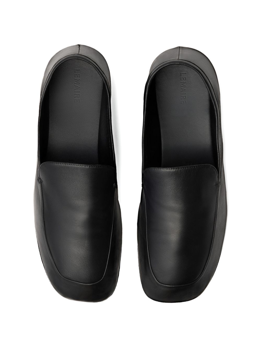 Mocassini in pelle in nero Lemaire  - uomo 