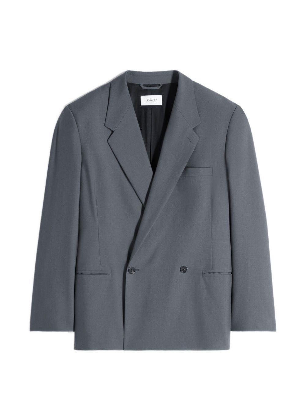 Giacca sartoriale doppiopetto in grigio Lemaire - donna 