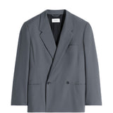 Giacca sartoriale doppiopetto in grigio Lemaire - donna 